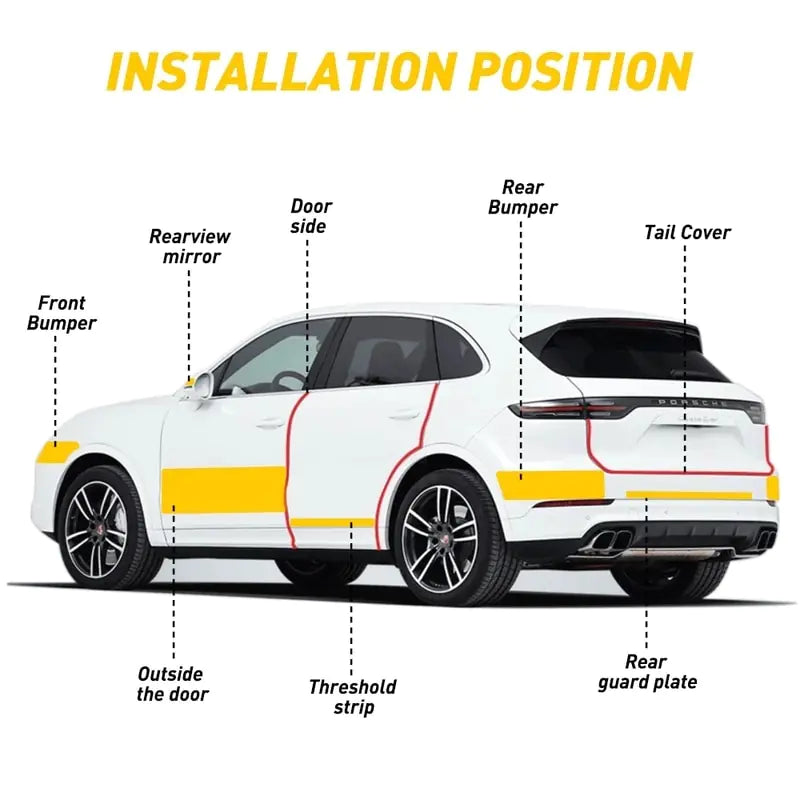 CarbonGuard ,Ultimate Carbon Fiber Car Protection Sticker.