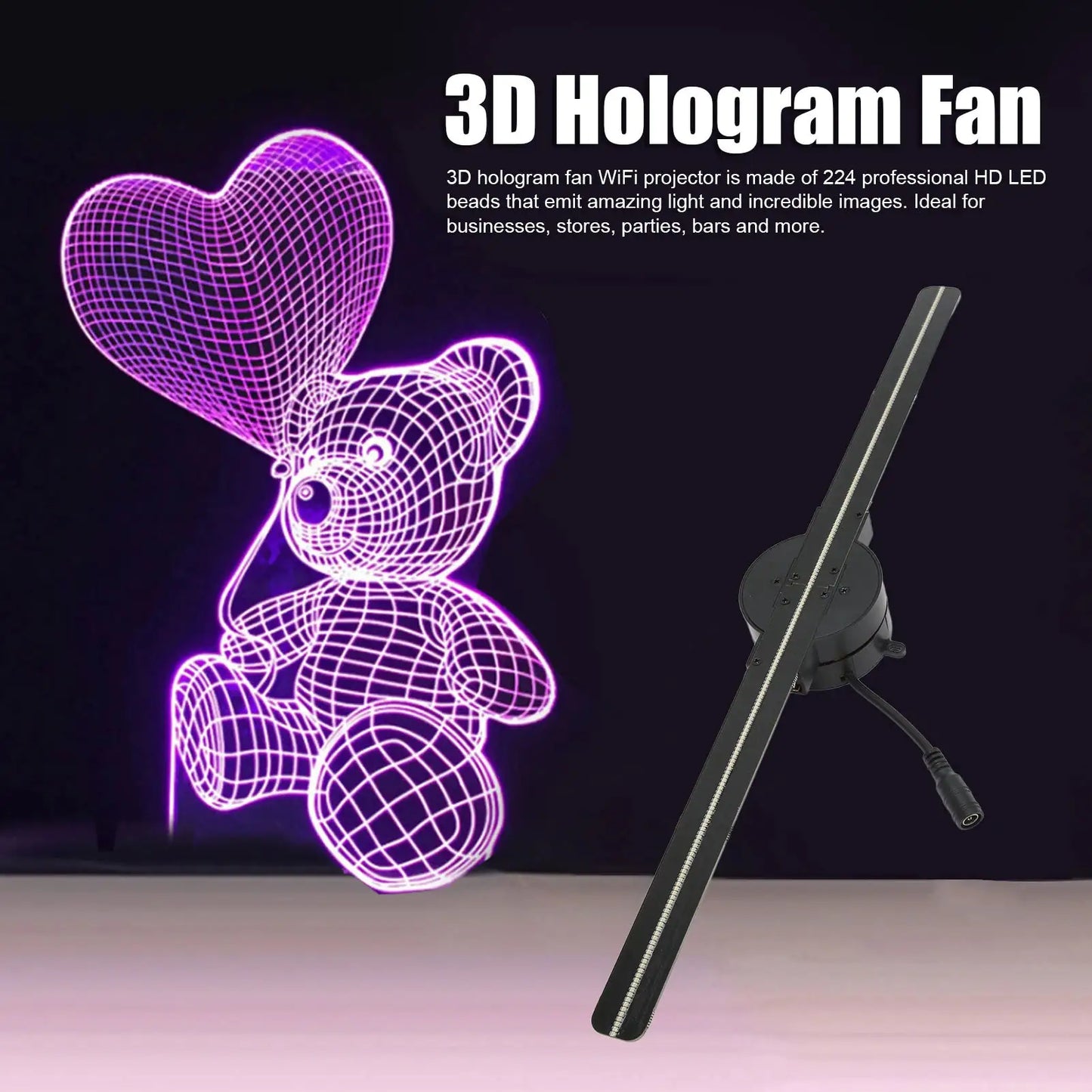 TX 3D Hologram Fan