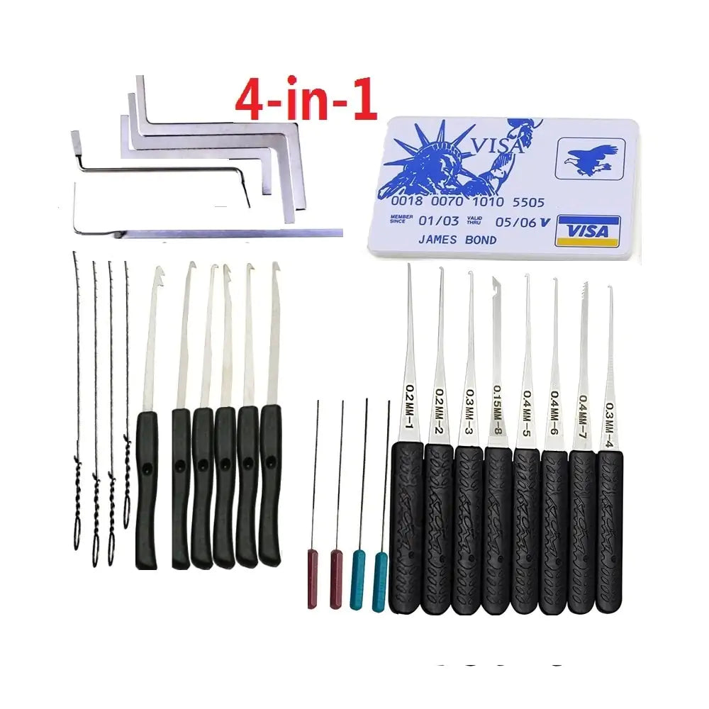 TX Tool Lock Pick Set Row Tension Wrench